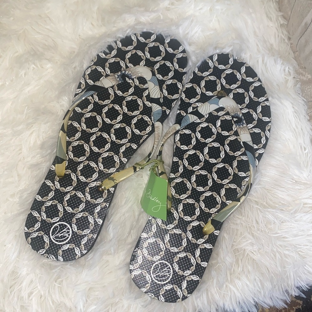 Vera Bradley flip flops sandals women's size 9-10